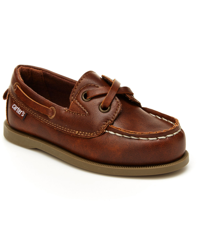 Carter's Kids' Toddler Boys Bauk Casual Boat Shoes In Light Brown