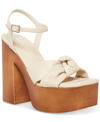 Cool Planet By Steve Madden Jilly Platform Sandal In Almond