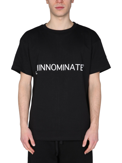 Hinnominate Crew Neck T-shirt In Black