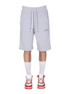 Hinnominate Bermuda With Logo In Grey