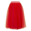 Simonetta Multicolor Skirt For Girl In Red