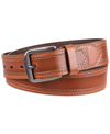 Levi's Men's Stitched Leather Belt In Tan