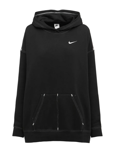Nike Swoosh Oversized Hoodie In Black | ModeSens