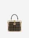 DOLCE & GABBANA DOLCE BOX BAG IN METAL AND AYERS
