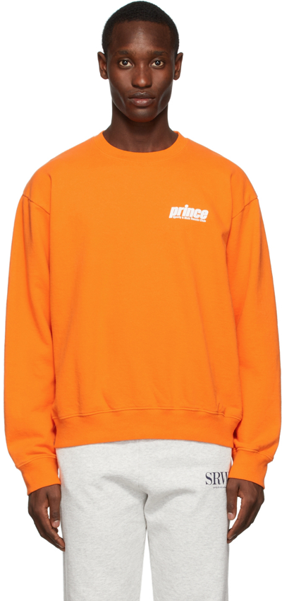 Sporty And Rich Orange Prince Edition Sporty Sweatshirt ModeSens