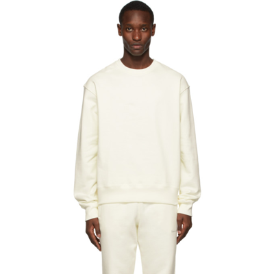 Adidas X Humanrace By Pharrell Williams Off-white Humanrace Basics Crew Sweatshirt In Off White