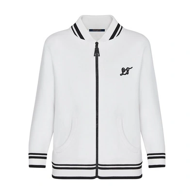 Louis Vuitton Long-sleeved Lv Zip Jacket In Blanc