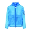 Moncler Ebizo Logo-print Nylon-ripstop Hooded Jacket In Blue