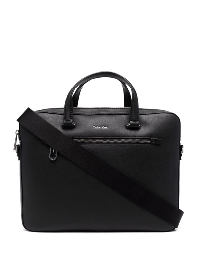 Calvin Klein Minimalism Slim Laptop Bag K50k508701 Bax In Schwarz