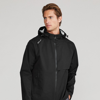 Ralph Lauren Water-repellent Hooded Jacket In Polo Black