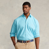 Polo Ralph Lauren Garment-dyed Oxford Shirt In French Turquoise