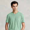 Ralph Lauren Classic Fit Jersey V-neck T-shirt In Outback Green Heather