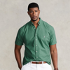 Polo Ralph Lauren Garment-dyed Oxford Shirt In Fairway Green