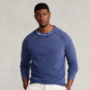 Polo Ralph Lauren Spa Terry Sweatshirt In Light Navy