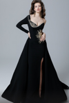 FOUAD SARKIS STARBURST ONE SLEEVE GOWN