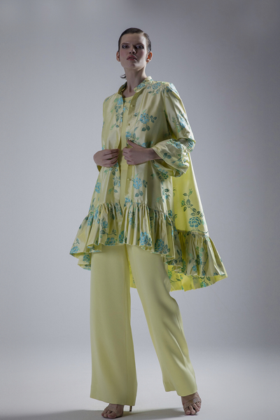 Gatti Nolli By Marwan Floral Jacket With Pants