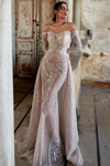 MNM COUTURE OFF SHOULDER SEQUIN LONG SLEEVE GOWN