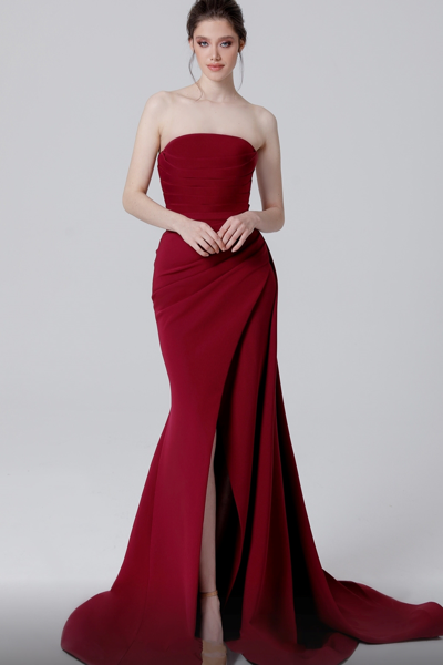 Mnm Couture Red Gown