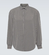 SAINT LAURENT SILK LONG-SLEEVED SHIRT