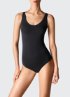 Wolford Jamaica Stretch-cotton Bodysuit Black In Black