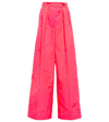 DRIES VAN NOTEN ORGANZA HIGH-RISE WIDE-LEG trousers