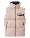Mackage Kid's Charlee Quilted Logo Vest In Petal