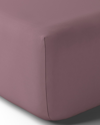 Anne De Solene Vexin 200 Thread-count Queen Fitted Sheet In Volcan