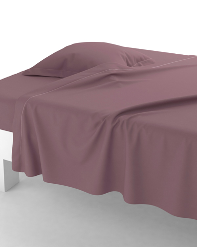 Anne De Solene Vexin 200 Thread-count Flat Sheet, King In Purple