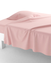 Anne De Solene Vexin 200 Thread-count King Flat Sheet In O De Rose