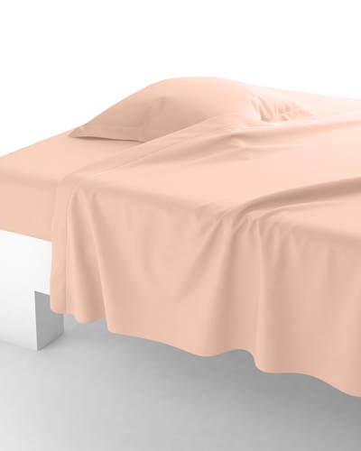 Anne De Solene Vexin 200 Thread-count King Flat Sheet In Fleur De Cerisier