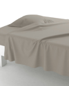 Anne De Solene Vexin 200 Thread-count King Flat Sheet In Brume