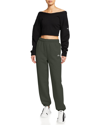 Alo Yoga Accolade Fleece Sweatpants In Espresso