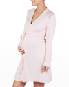 CACHE COEUR MATERNITY SERENITY LACE-INLAY ROBE