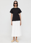 Totême Toteme Women's Black Logo-embroidered Organic Cotton T-shirt In Black