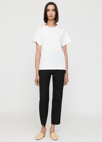 TOTÊME CURVED SEAM TEE OFF-WHITE