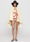 Totême Monogram Beach Towel Sand In Sand