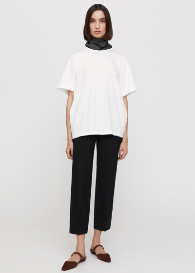 Totême Oversized Cotton-jersey T-shirt In Off White