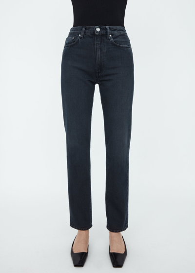 Totême Regular Fit Denim Vintage Black In 203 Vintage Black