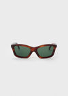 Totême The Classics D-frame Tortoiseshell Acetate Sunglasses In Havanna