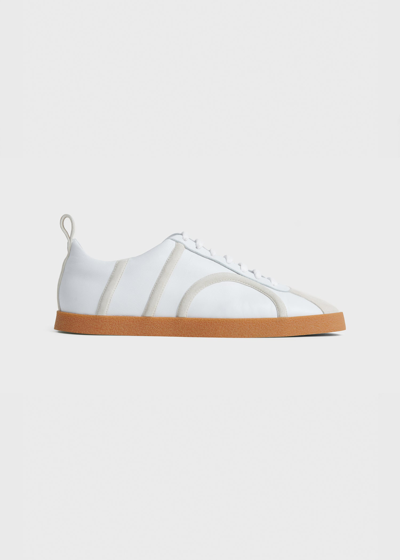 Totême The Leather Trainer Off-white