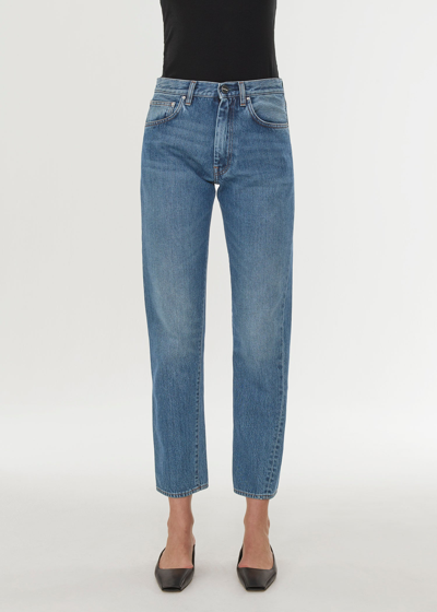 Totême Twisted Seam Denim Washed Blue