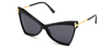 TOM FORD TALLULAH FT0767 01A BUTTERFLY SUNGLASSES