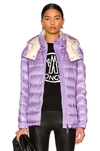 Moncler Dalles Quilted Puffer Jacket In Lavender