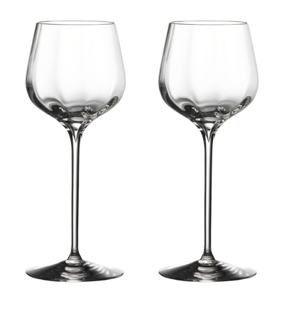 Waterford Set Of 2 Elegance Optic Dessert Wine Glasses (220ml) In Clear