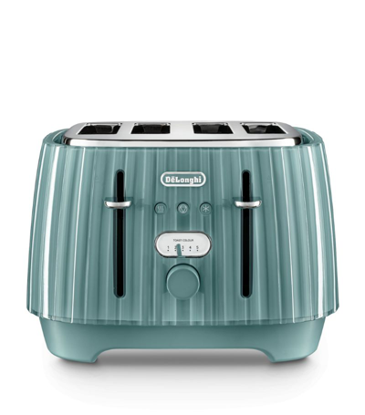 Delonghi Ballerina 4-slot Toaster In Green