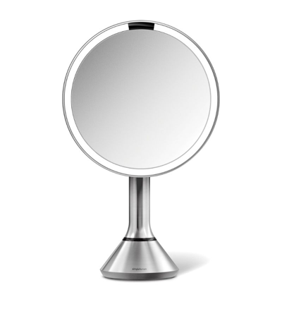 Simplehuman Stainless Steel Sensor Touch Control Mirror In Silver