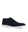 ELEVENTY SUEDE SLIP-ON BOOTS