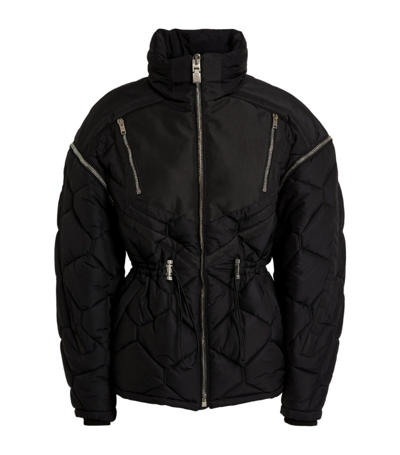 Givenchy Convertible Quilted Padded Shell Jacket In Black