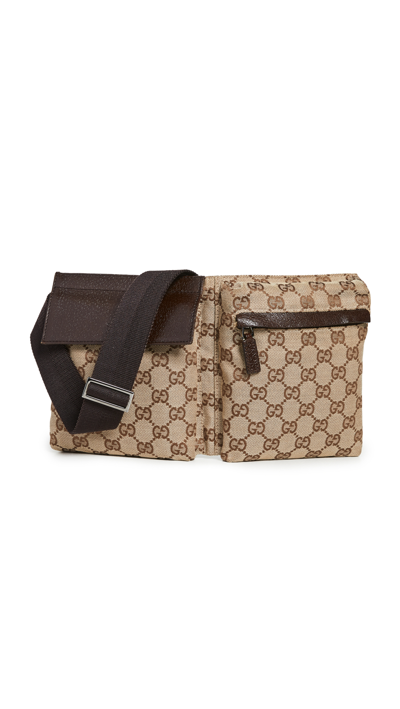 Shopbop Archive Gucci Belt Bag, Gg Canvas Brown