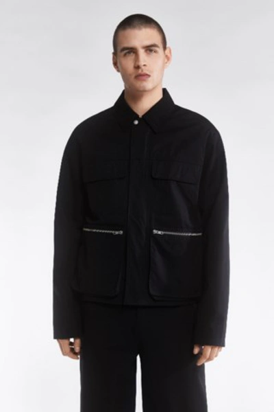 Filippa K Patrick Cotton Jacket In Black